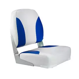 Кресло мягкое складное Classic, обивка винил, цвет серый/синий, Marine Rocket 75102GB-MR