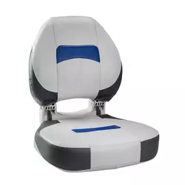 Кресло мягкое складное Pro Angler, обивка винил, цвет серый/угольный/синий, Marine Rocket 75195GCB-MR