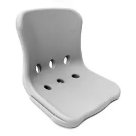 Кресло пластмассовое, серое C12518-G