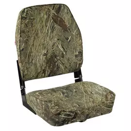 Кресло складное мягкое ECONOMY с высокой спинкой, обивка камуфляжная ткань 1040647