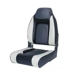 Кресло складное мягкое Premium Designer High Back Seat, серый/чёрный 75157GCB