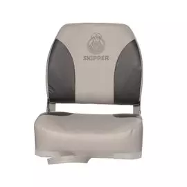 Кресло складное мягкое Skipper, серый/черный 75102GC_SK