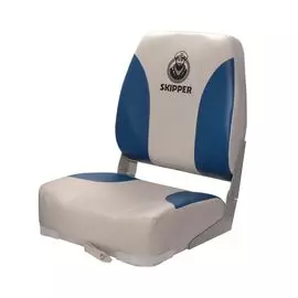 Кресло складное мягкое Skipper, серый/синий 75101GB_SK