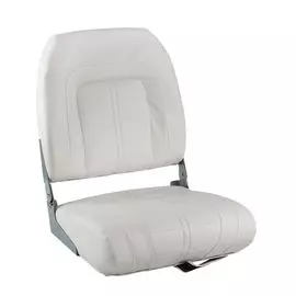 Кресло складное мягкое SPECIAL HIGH BACK, обивка белый винил 76236W