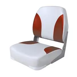 Кресло складное мягкое Classic Low Back Seat, серый/красный 75102GR