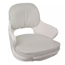 Кресло YACHTSMAN мягкое, съемные подушки, материал белый винил MR1060410C