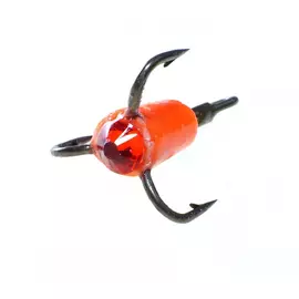 Крючок тройной с каплей EAST COAST UViolet (№ 10 оранжевый / оранжевый камень, 10 шт) tr-245731