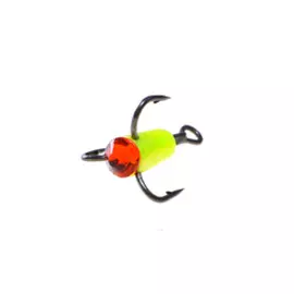 Крючок тройной с каплей EAST COAST UViolet (№ 10 желтый / оранжевый камень, 10 шт) tr-245704