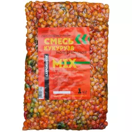 Кукуруза натуральная с ароматом MIX смесь вкусов прикормочная смесь 1 кг Карпомания tr-194351