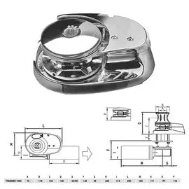Лебедка якорная THUNDER LUX, 12В, без барабана, под цепь 8мм TX_1012_08L