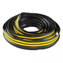 Лента привальная с брызгоотбойником 65мм черно-желтая AD00001435