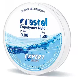 Леска Expert Profi Crustal 50 метров (CR5008, 0.08мм, 50 метров, 1,2 кг, прозрачный) tr-216560