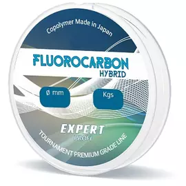 Леска Expert Profi Fluorocarbon Hybrid 50метров (HY5018, 0.18мм, 50 метров, 4.75 кг, прозрачный) tr-216556