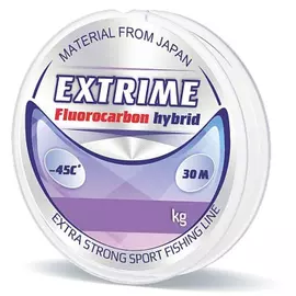 Леска EXTRIME Fluorocarbon Hybrid 30м (EXHY3014, 0.14мм, 30 метров, 3.20кг, прозрачная) tr-216437