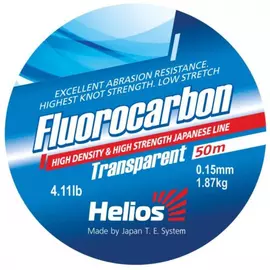 Леска Helios FLUOROCARBON Transparent 0,15mm/50 (HS-FCT 15/50) tr-119350