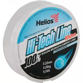 Леска Helios Hi-tech Line Nylon Transparent 0,22mm/100 (HS-NG 22/100) tr-119342