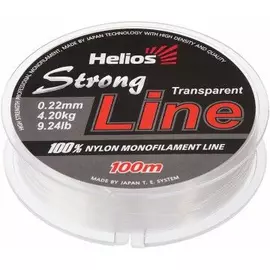 Леска Helios Strong Line Nylon Transparent 0,22mm/100 (HS-SLT-22/100) tr-136741