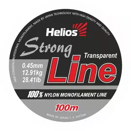 Леска Helios Strong Line Nylon Transparent 0,45mm/100 (HS-SLT-45/100) tr-136747