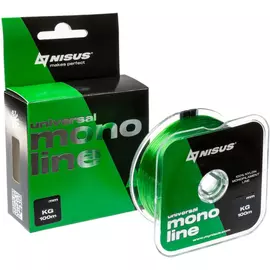 Леска MONOLINE Green 0,25mm/100m Nylon Nisus (N-MG-025-100) tr-250112