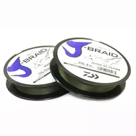 Леска плетеная DAIWA J-Braid X4 0,15мм 135м (зеленая) (12741-015RU) tr-190928