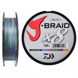 Леска плетеная DAIWA J-Braid X8 0,10mm-150m (мультиколор) (12755-010RU) tr-217211