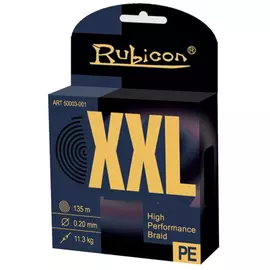 Леска плетеная RUBICON XXL 135m yellow, d=0,10mm tr-197550