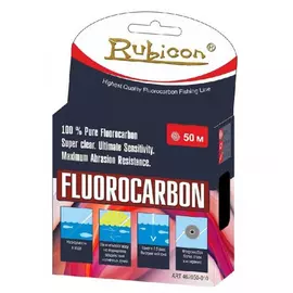 Леска RUBICON Fluorocarbon 100m d=0,14mm tr-197511