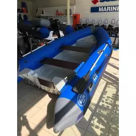 Лодка РИБ (RIB) Baltic Boats Аполлон 420 Z, синий/серый (корпус серый) УТ-00010153