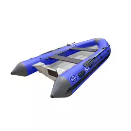 Лодка РИБ (RIB) Baltic Boats Аполлон 420ZD-LC4, cиний/серый, корпус белый APL420ZDBG-W-CL