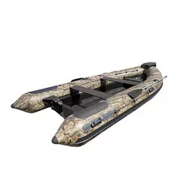 Лодка РИБ (RIB) Навигатор 450R ZAC, камуфляж лес (корпус черный), FORZA FM-NRB450RCAMW-ZAC