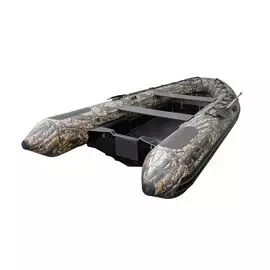 Лодка РИБ (RIB) Навигатор 460PRO ZC, камуфляж лес (корпус черный), FORZA FM-NRB460PROCAMW-ZC