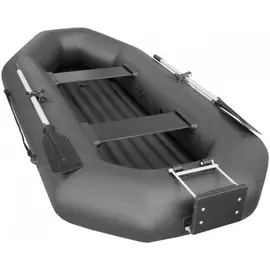 Лодка шкипер а260нт (навесной транец, надувное дно) (серый) tr-110783
