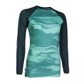 Лонгслив лайкровый женский ION Rashguard LS sea green/dark blue, XS tv-1407-xs