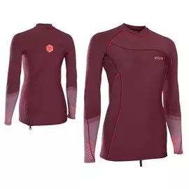 Лонгслив неопреновый женский ION Neo Top Women LS 2/1mm ZL dark berry 2018, 4/XS tv-238-4-xs