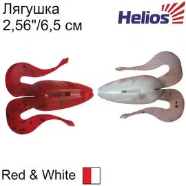 Лягушка Helios Frog 2,56"/6,5 см Red &amp; White 7шт. (HS-21-003) tr-146005