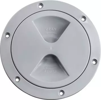 Лючок палубный 102 мм, серый 20-204-30