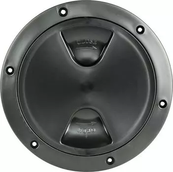 Лючок палубный 125 мм, черный 20-206-20