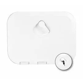 Люк смотровой TOP LINE 270 х 375 мм с замком, серый 196294-NR