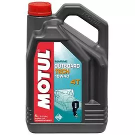 Масло моторное Motul Outboard Tech 4T 10W40, Technosynthese (5 л) 106354