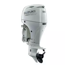 Мотор лодочный Suzuki DF90ATX, белый DF90ATX_white