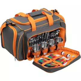 Набор для пикника на 4 персоны 605-4 helios HS-605 (4)G