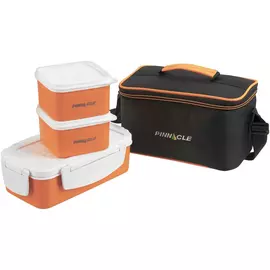 Набор Pyramid из 3 пласт.ланч-боксов PP (2x0,25+0,7л) + сумка N-PR-1915 PINNACLE tr-246411