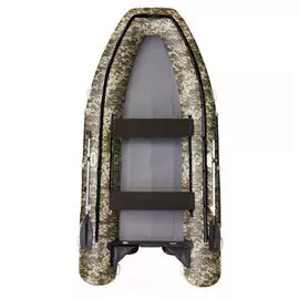 Надувная лодка ПВХ Абакан 430 Jet light, камуфляж Cifra, SibRiver AB430CMC-JL