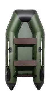 Надувная лодка ПВХ, АКВА 2900, зеленый/черный 4603305302655