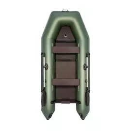 Надувная лодка ПВХ, АКВА 3200 слань-книжка киль, зеленый 4603725303263