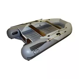 Надувная лодка ПВХ Фрегат 330 AIR НДНД, серая FR_330AIR_gray