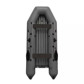Надувная лодка ПВХ Хатанга 350 НДНД, серый, SibRiver HAT350NDG