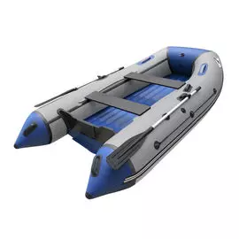 Надувная лодка ПВХ, ORCA 305 НДНД, светло-серый/синий ORCA305LGB