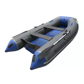Надувная лодка ПВХ, ORCA 360 НДНД, серый/синий ORCA360GBL