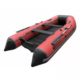 Надувная лодка ПВХ, ORCA 380 НДНД, красный/черный ORCA380RB